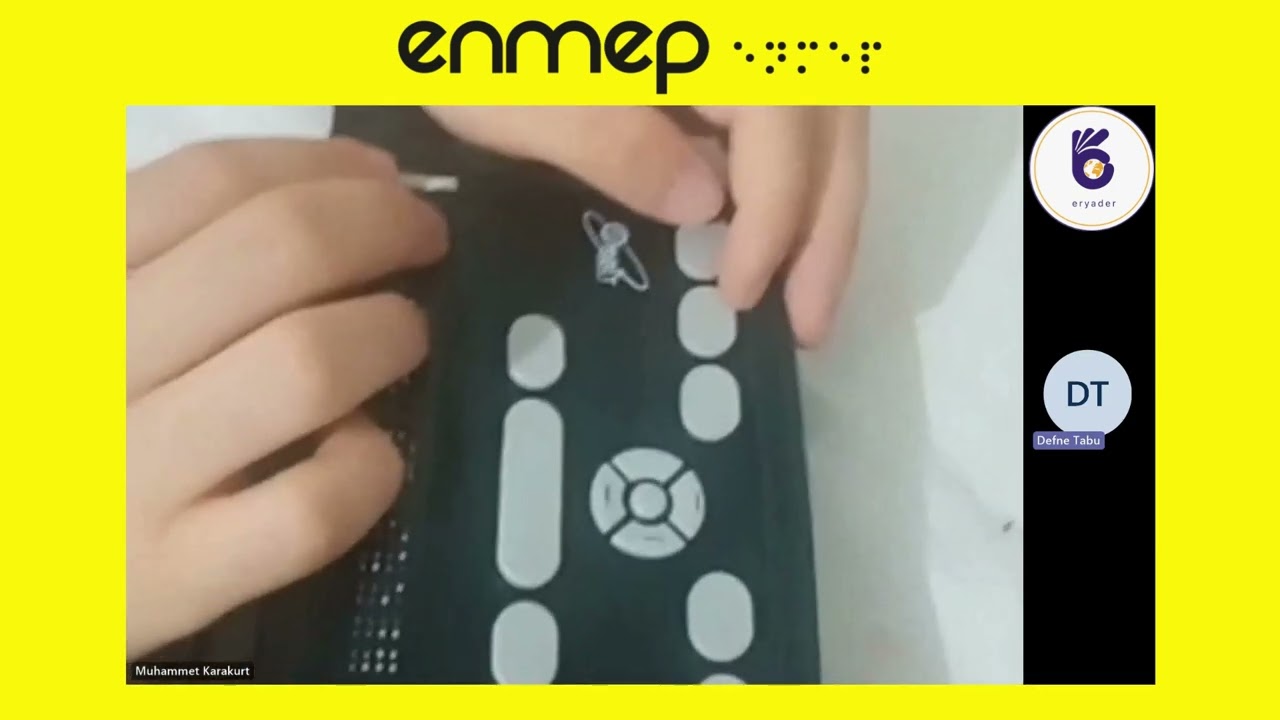 ENMEP| UZAKTAN  MATEMATİK EĞİTİMİNDE ORBİT READER 20 #görmeengelli ÖĞRENCİLER NASIL KULLANIYOR?