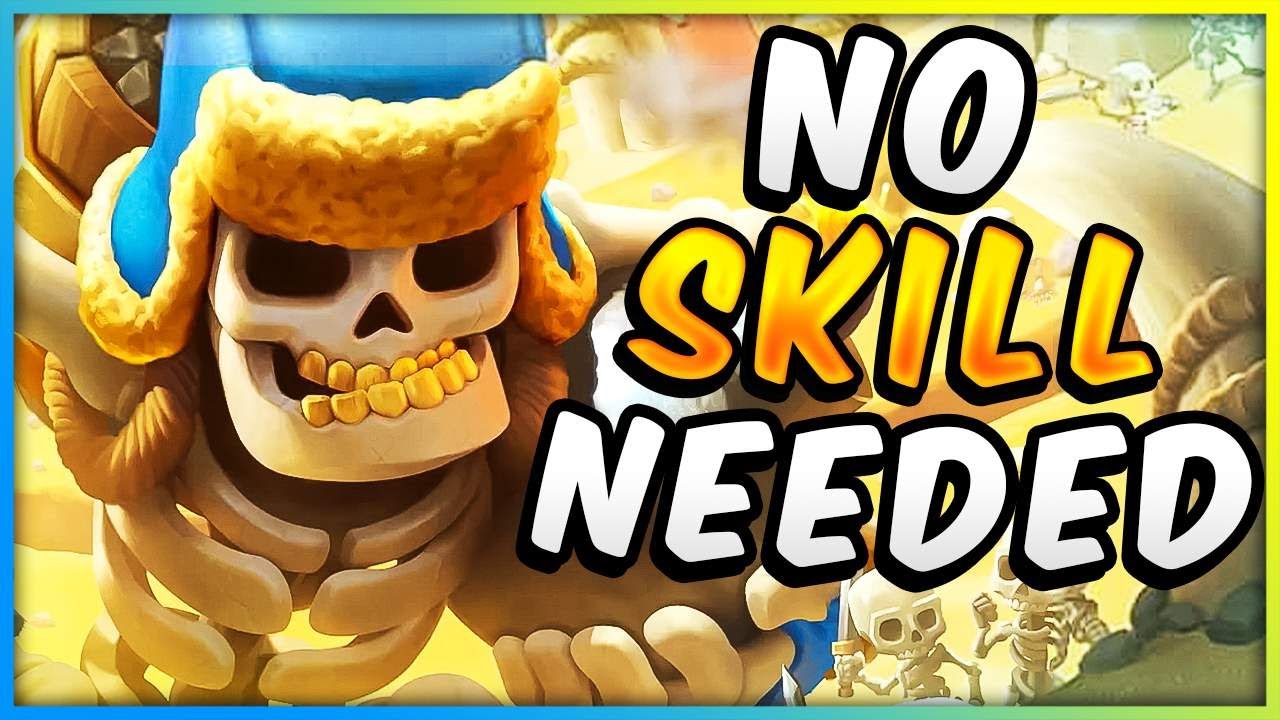 UNSTOPPABLE! NO SKILL GIANT SKELETON CLONE SHOULD BE BANNED ❌ &mdash; Clash Royale