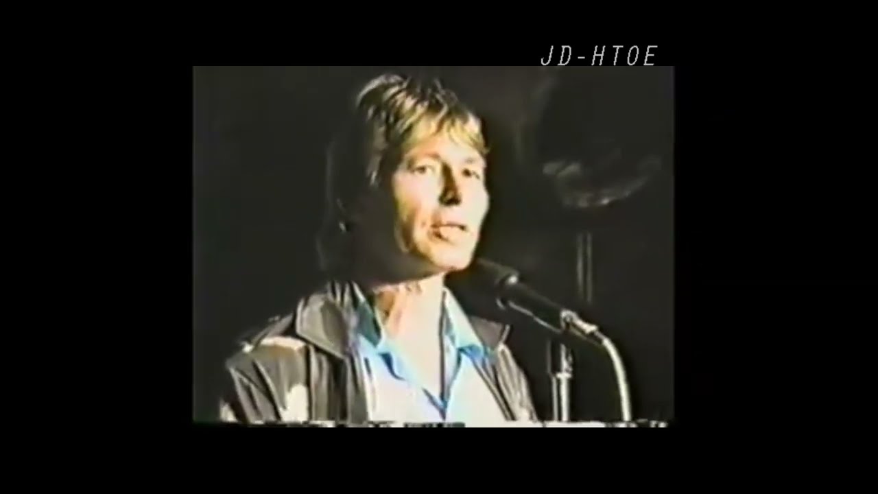 1990- John Denver - Japan news conf. for  Flower that Shattered the Stone duet with Kousetsu Minami