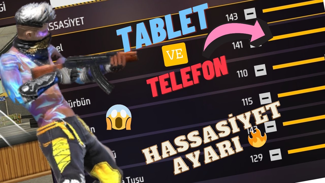 HER TABLET VE TELEFONA UYUMLU HASSASİYET AYARI FREE FİERE #freefire