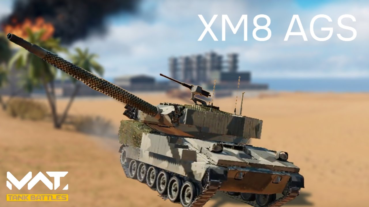 XM8 AGS Gameplay and Review | September Battlepass Reward | MWT: Tank Battles