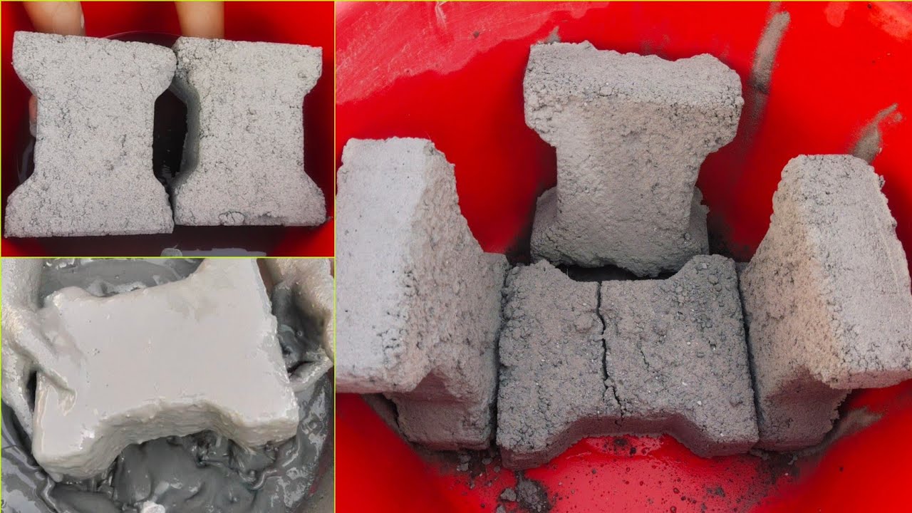 Asmr | #charcoalashes Interlock tiles dusty crunchy crumbling dry/water 💦 satisfying |ASASMR |