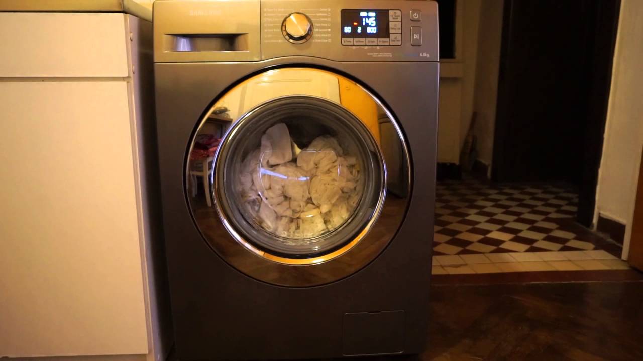 Samsung WF60F4E5W2X Slim Eco Bubble Cotton washing cicle