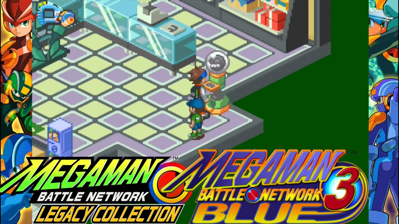 Mega Man Battle Network 3 BLUE Legacy Collection Number Trader Lotto Codes