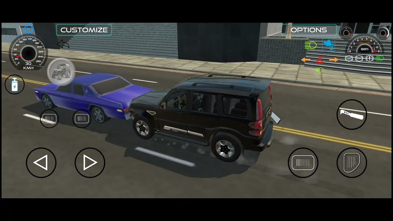 Modified Mahindra Scorpio#gaming 