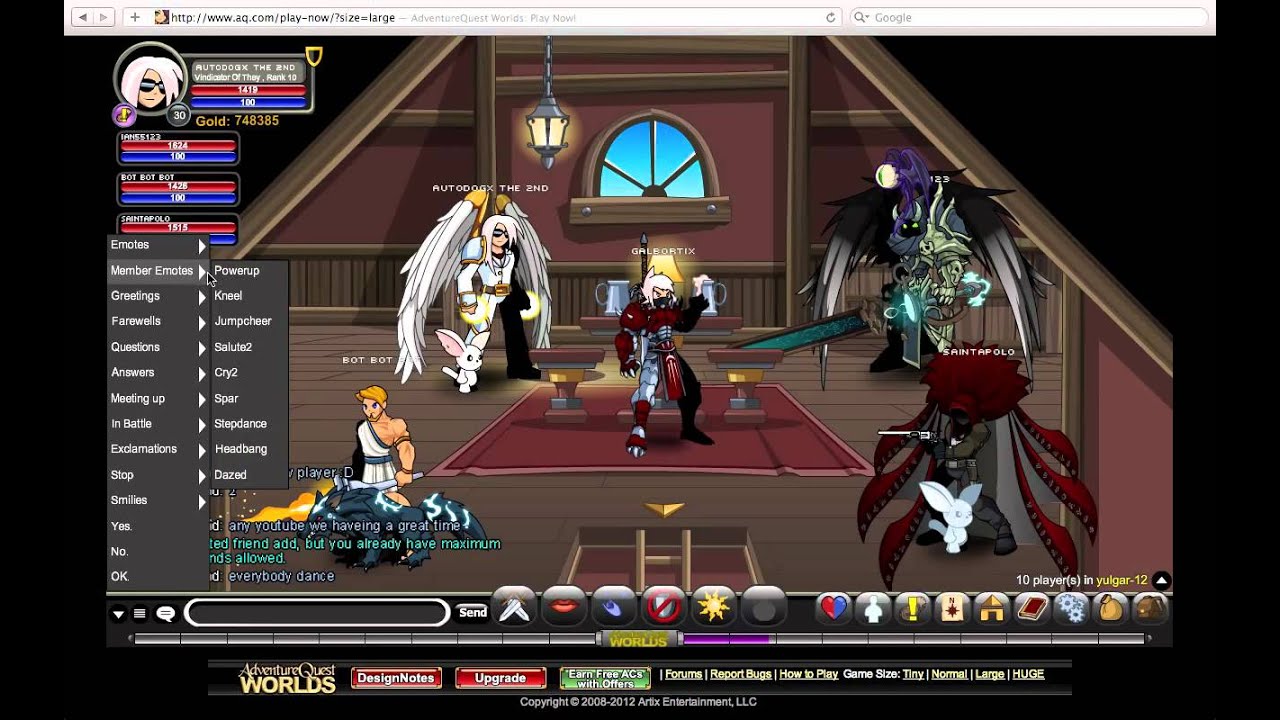 AQW's Best Players