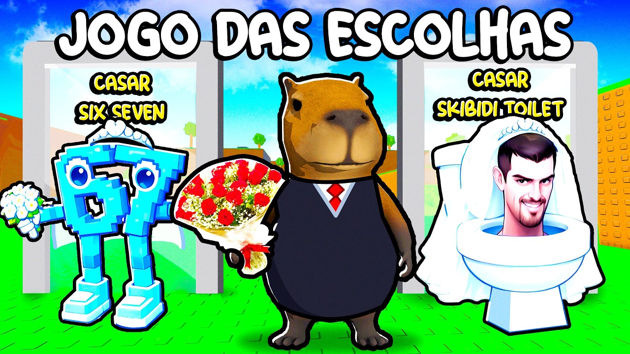 JOGUEI O JOGO DAS ESCOLHAS NO ROBLOX… E DEU RUIM 😂