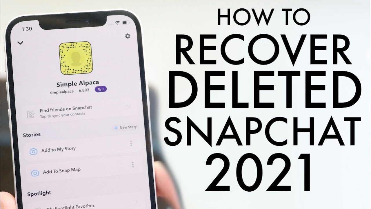 Как восстановить удалённые фотографии, видео и сообщения из Snapchat! (2021)