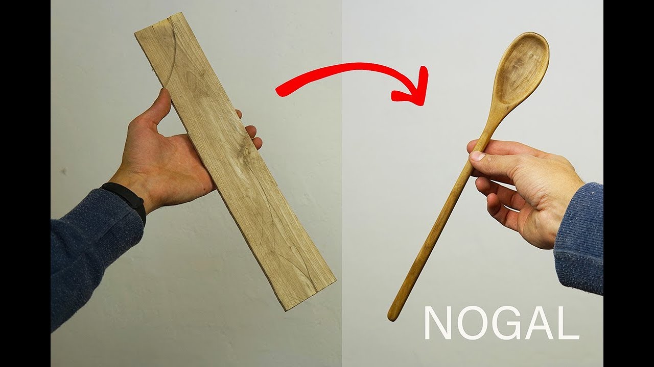 COMO HACER UNA CUCHARA DE MADERA