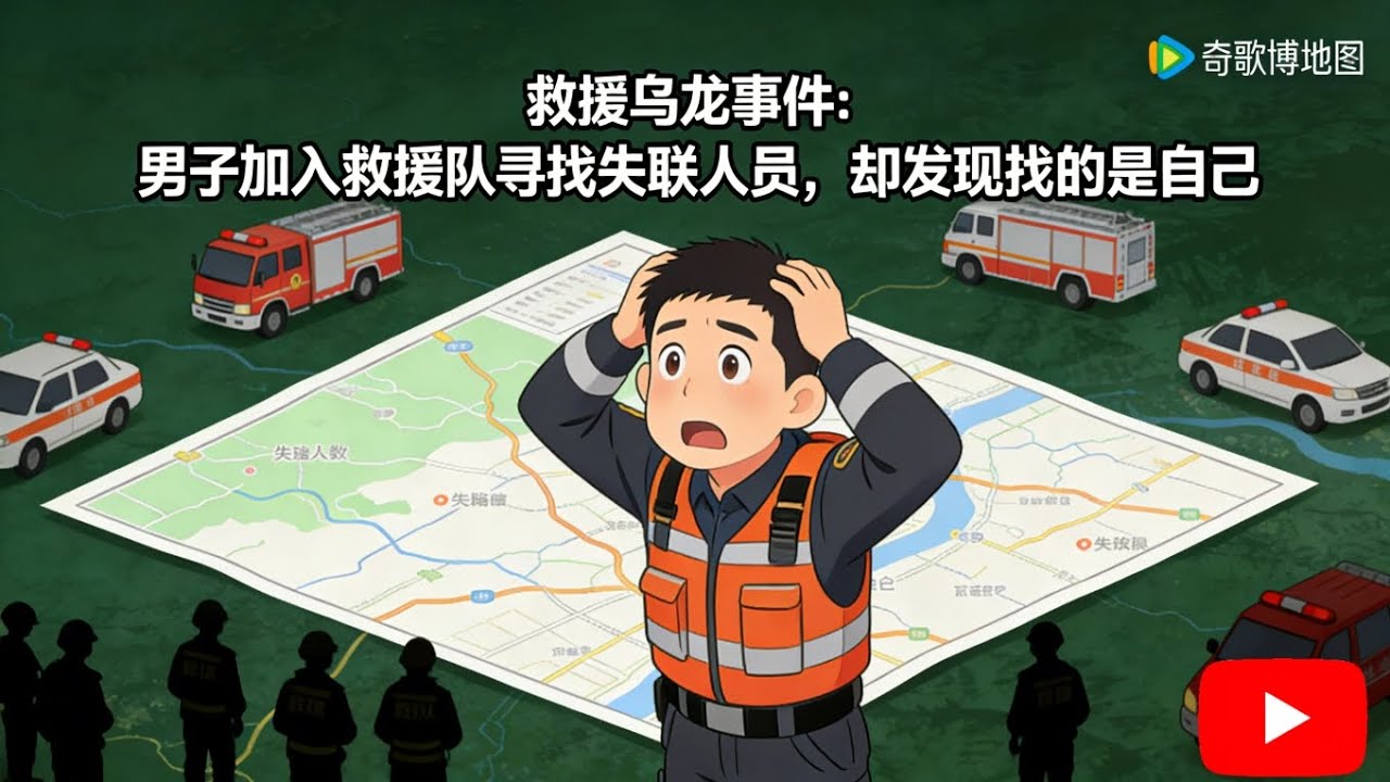救援乌龙事件：男子加入救援队寻找失联人员，却发现找的是自己