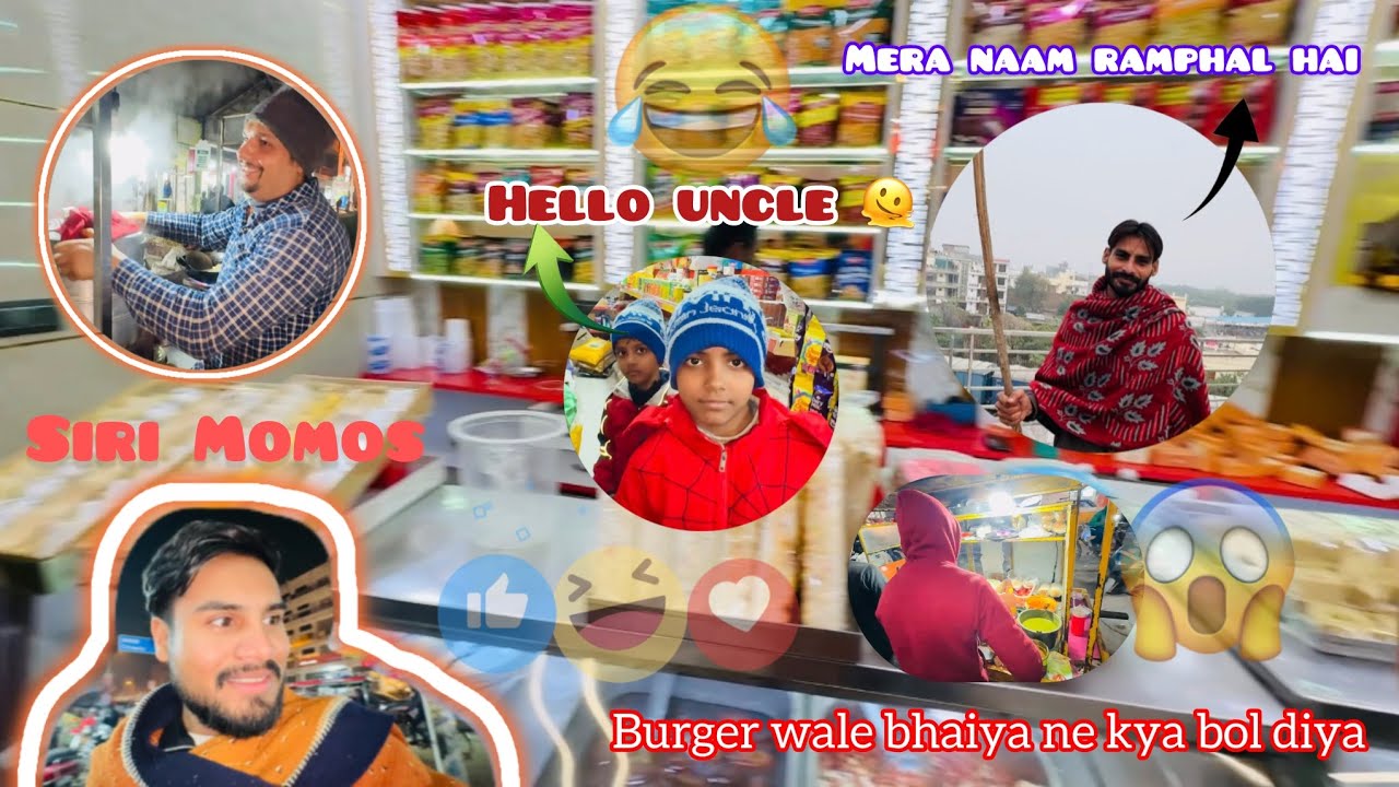 Vlog (41/100) || Full Moj Masti 😂😂 || Bachhe Ne Uncle Bol Diya 🤦🏻 | Burger Wale Bhaiya Ka Shock 😆 