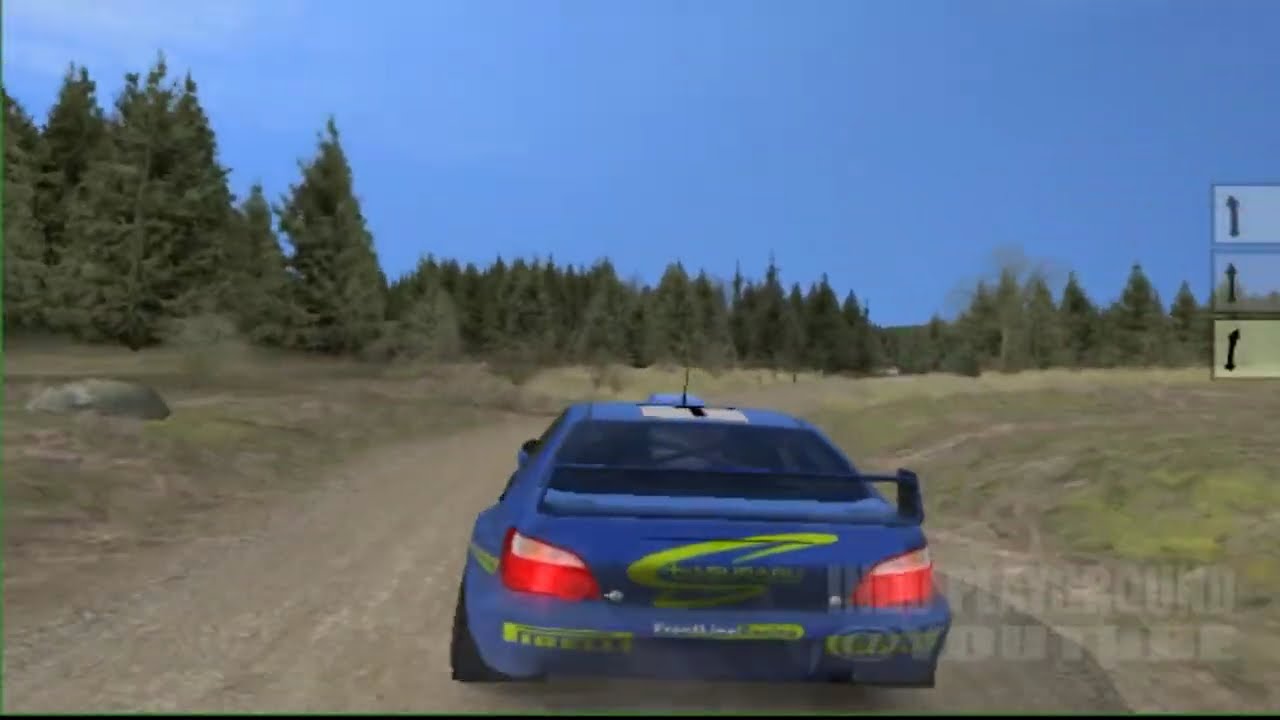 SUBARU IMPREZA 2003 at harwood forest in great britain Richard Burns Rally 2004