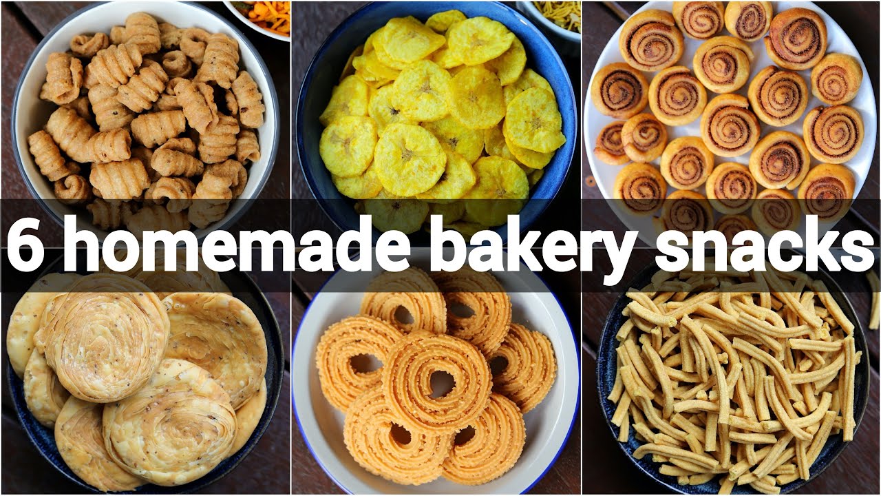 6 homemade bakery snacks for kids | crispy evening tea time snacks | jar snacks