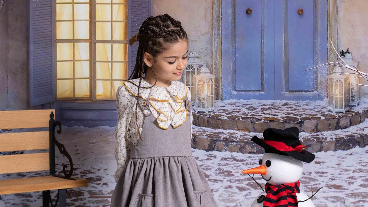 Blusa con chorrera. REVISTA PATRONES INFANTILES nº 20