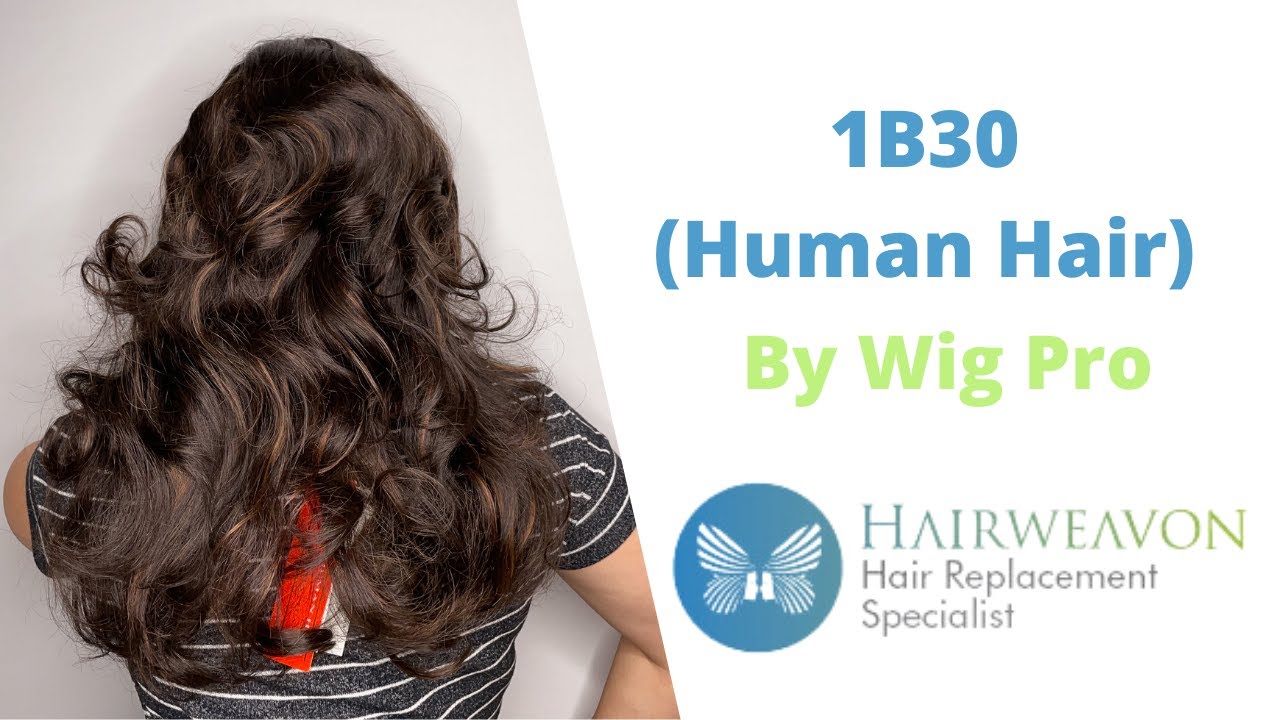 Colour 1B30 Human Hair by Wig Pro | Shown on the Liz B Wig