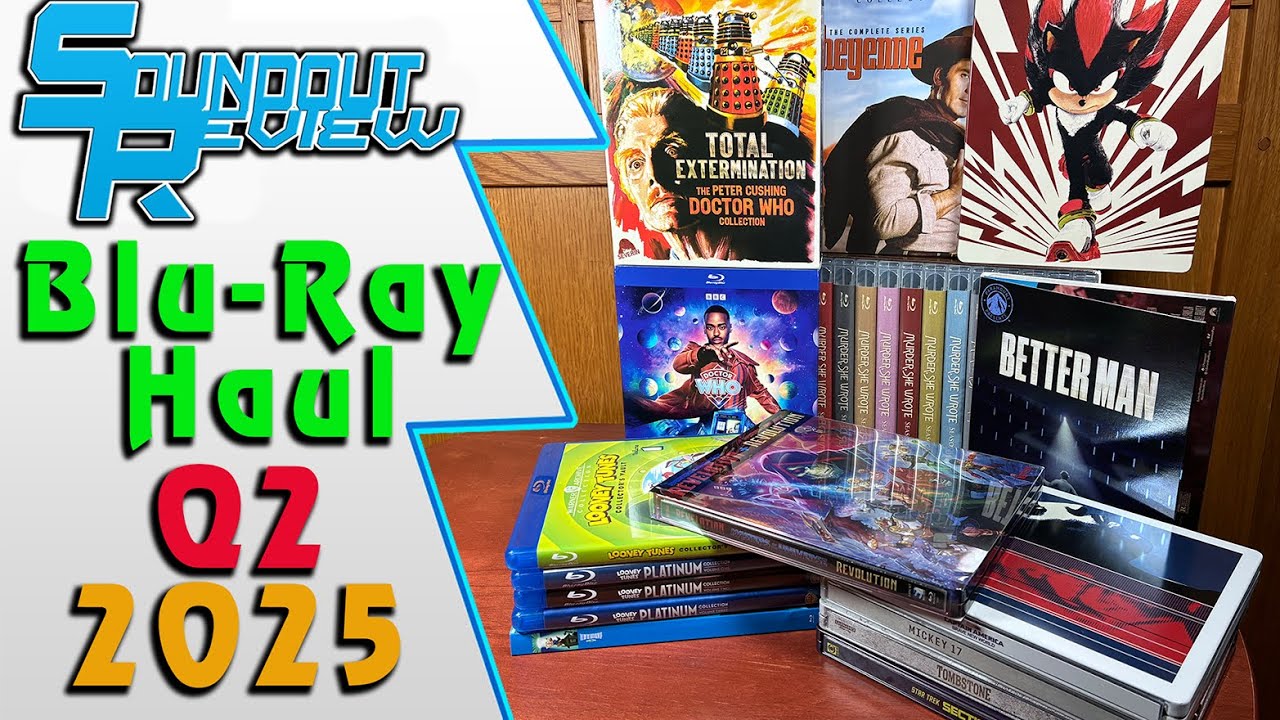 BIG Blu-Ray Haul! Looney Tunes, Doctor Who, Sonic, Better Man, MOTU, Murder She Wrote! [Soundout12]