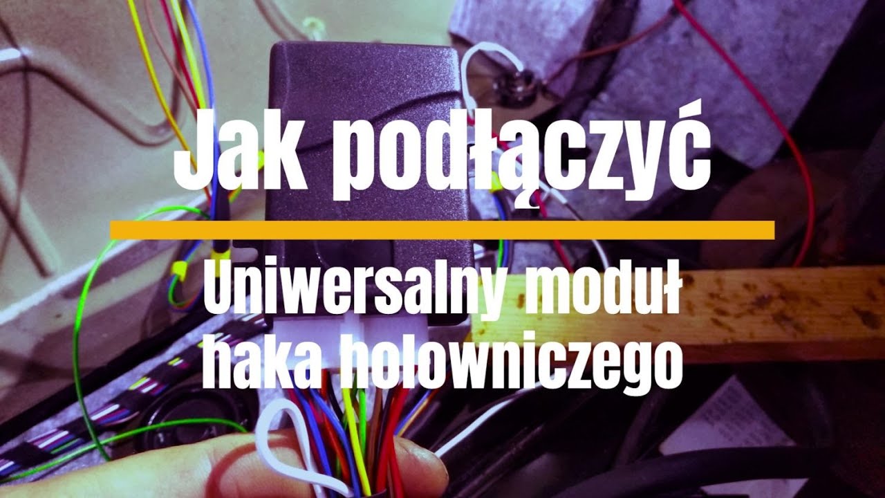 Jak podłączyć uniwersalny moduł haka holowniczego