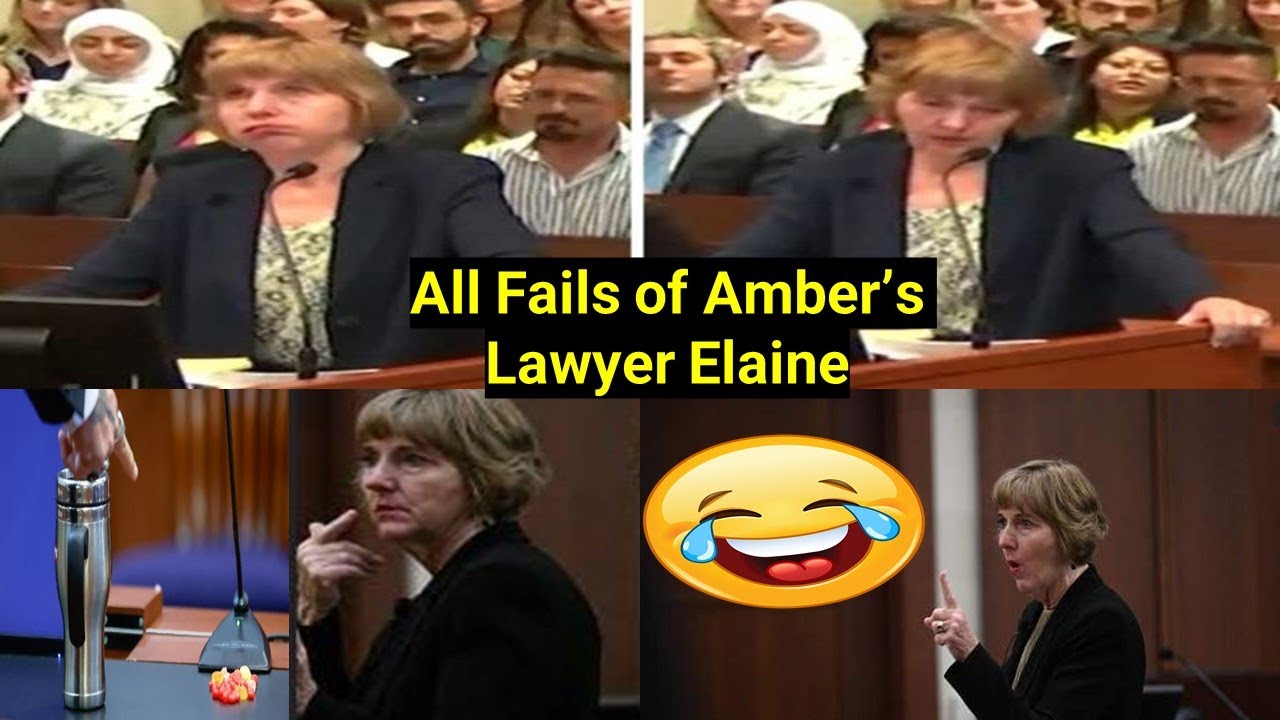 All FAILS of Amber Heard's Lawyer Elaine 😂🤣😂😂😛 | Part 1
