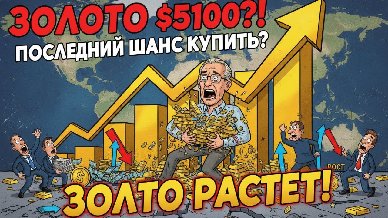 Огромная возможность: золото стремительно растёт до 5100 долларов — покупайте, пока не поздно!