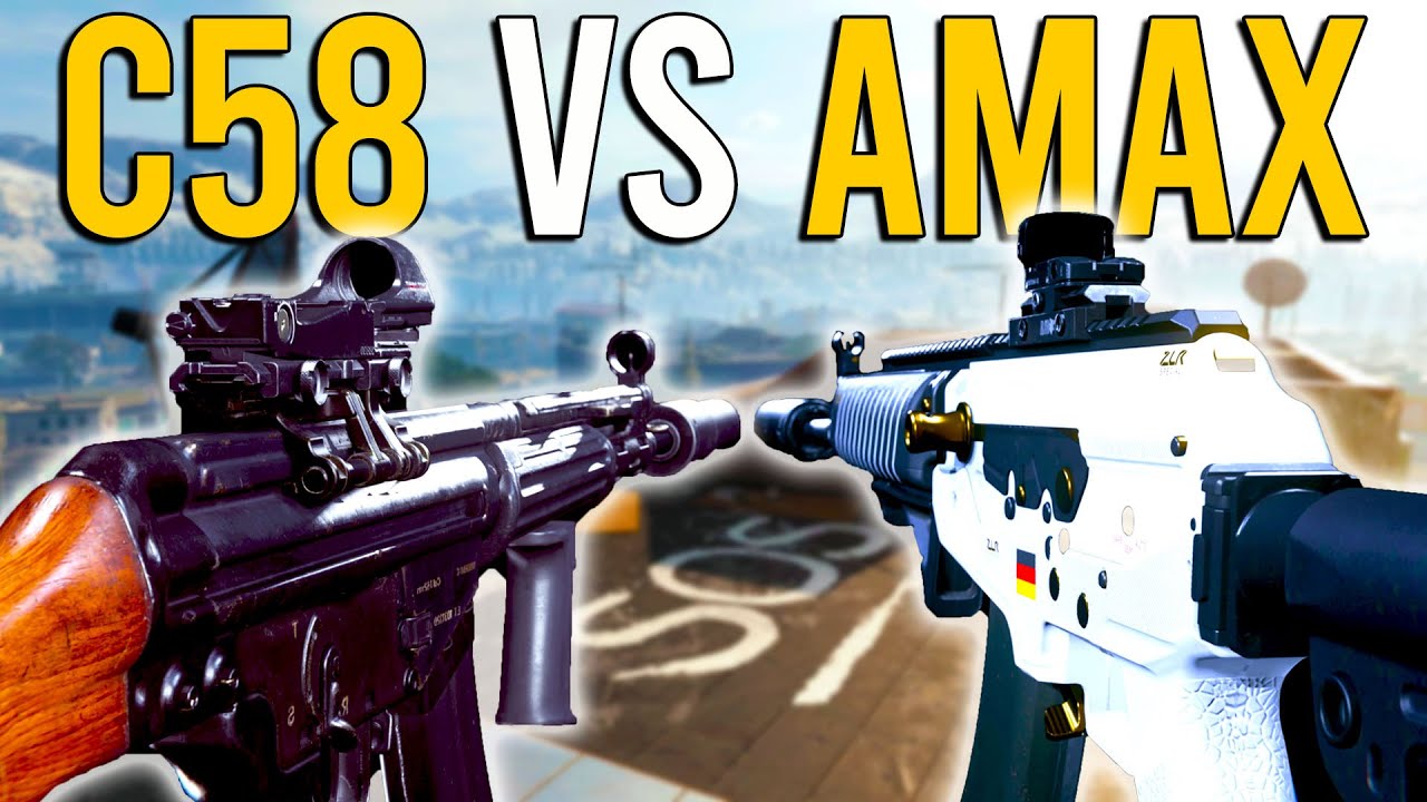 C58 vs CR-56 AMAX Comparison! Which is the Best Assault Rifle in Warzone Season 4?