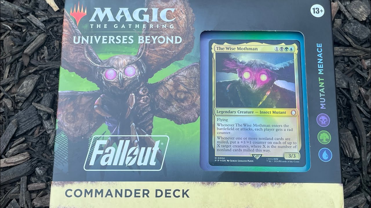 MTG Fallout Mothman Commander Deck Unboxing