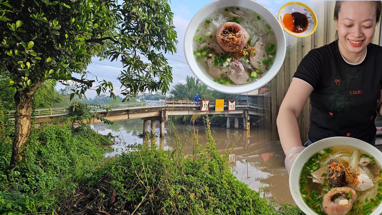 Chị chủ xinh đẹp b&aacute;n Hủ tiếu sa đ&eacute;c khoanh gi&ograve; chỉ 20k qu&aacute; b&igrave;nh d&acirc;n