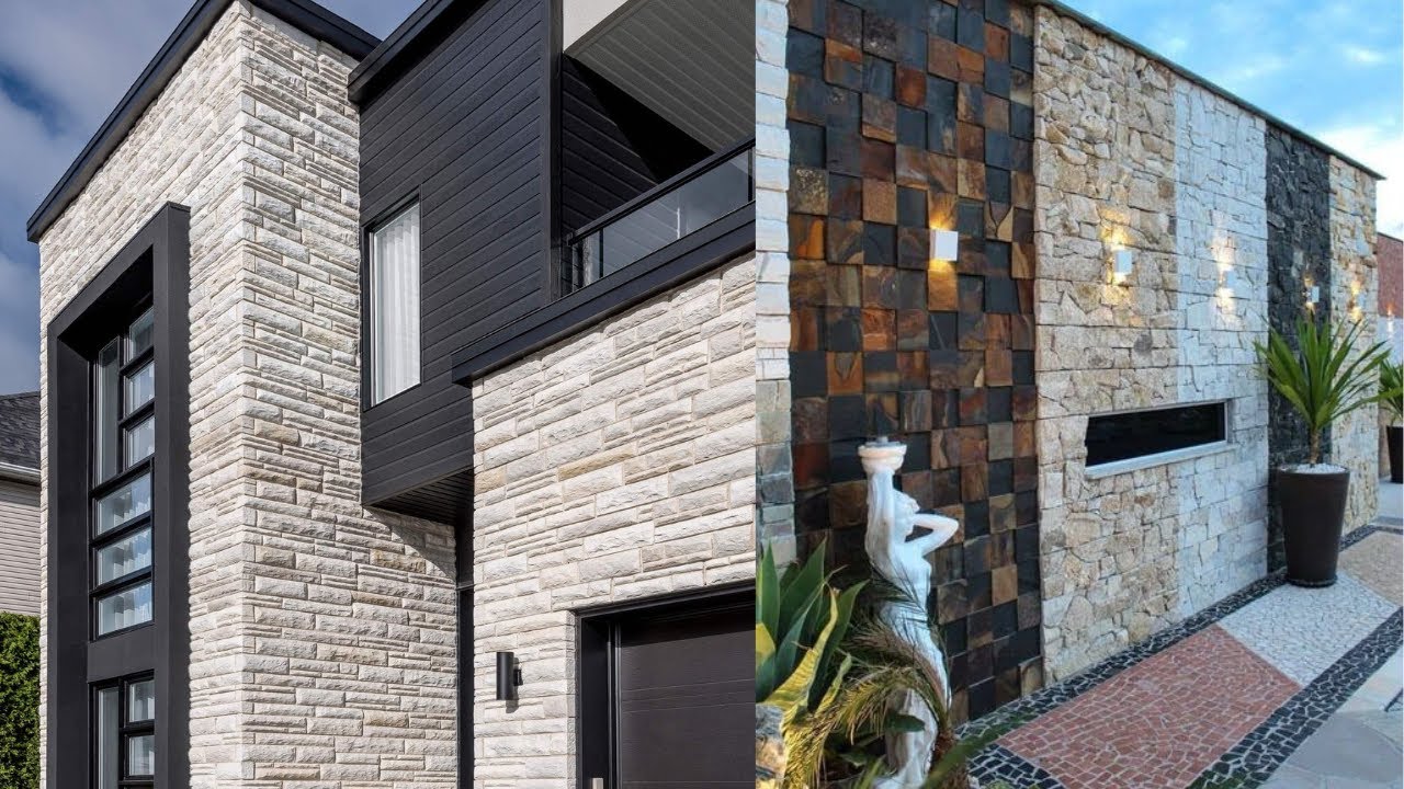 NEW OUTDOOR FRONT EXTERIOR WALL TILES DESIGN 2024 | HOME DECOR