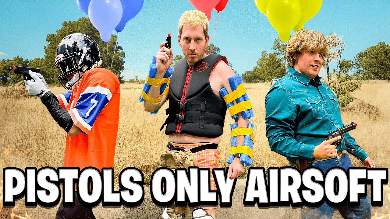 Pistols Only Airsoft Battle Survival Challenge!
