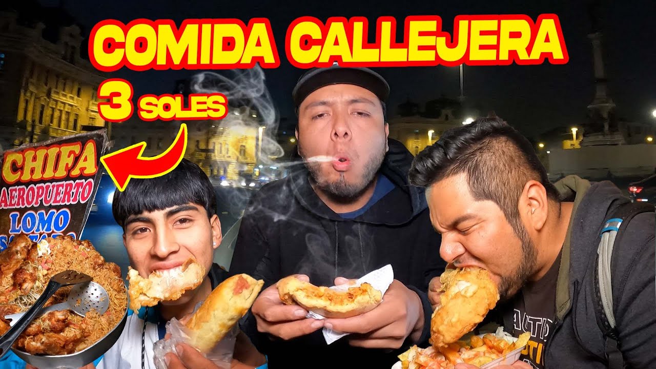 COMIDA CALLEJERA NOCTURNA a S/3.00 SOLES en AV. Alfonso Ugarte 😋🍲🍗 Ft 