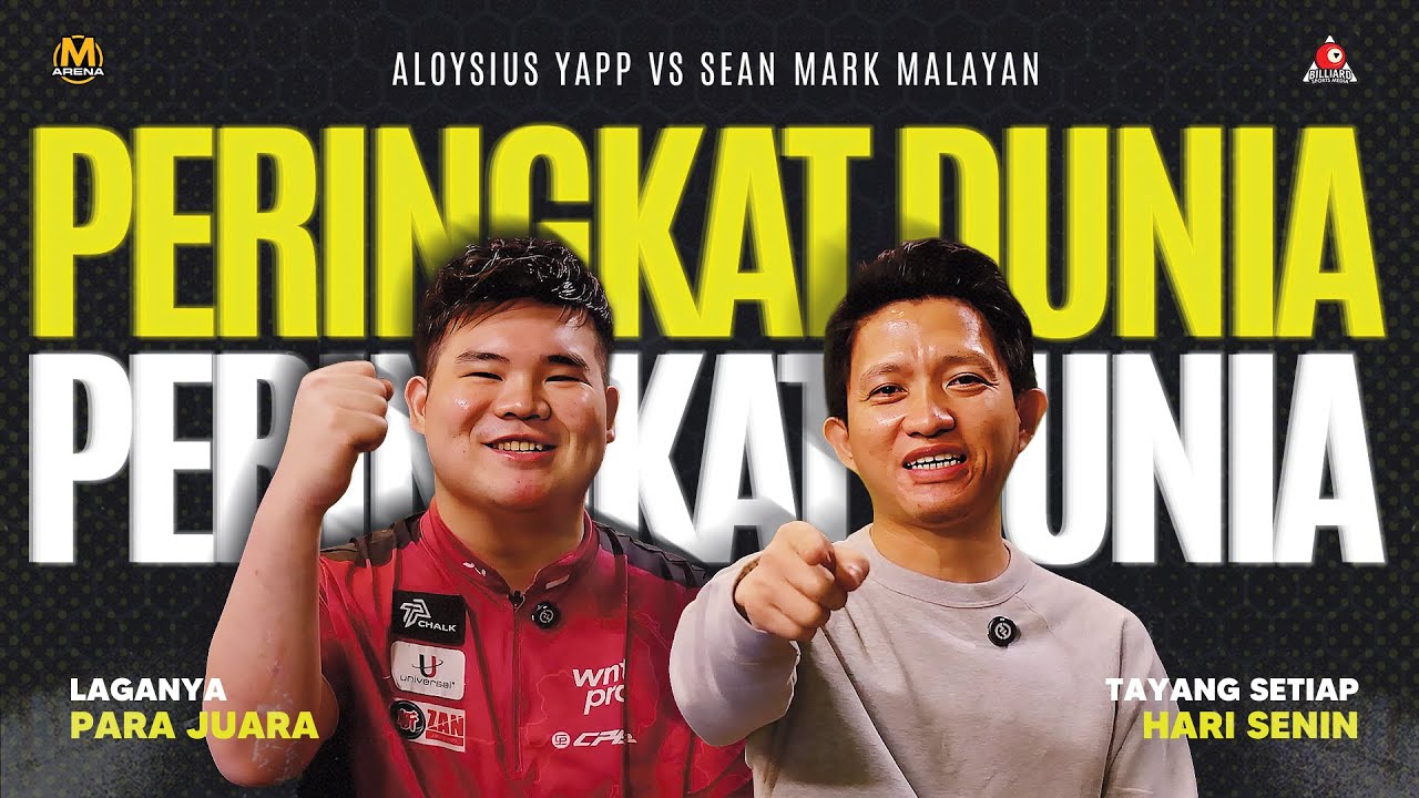 PEMAIN PERINGKAT DUNIA | Aloysius Yapp Vs Sean Mark Malayan | LAGANYA PARA JUARA - M ARENA