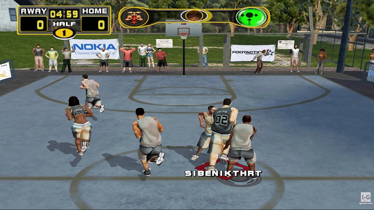 Street Hoops — геймплей PS2