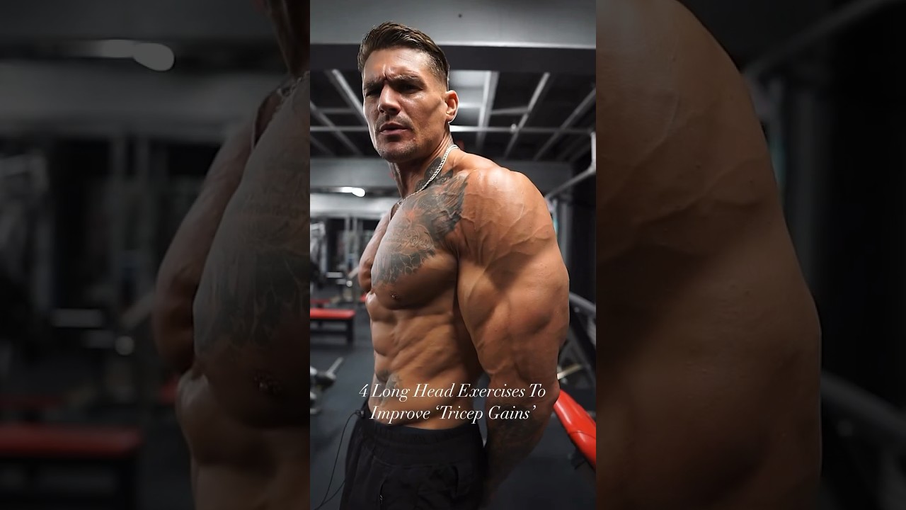 Improve your &lsquo;Tricep Gains&rsquo; with these 4 long head focused exercises💪#triceps #gym