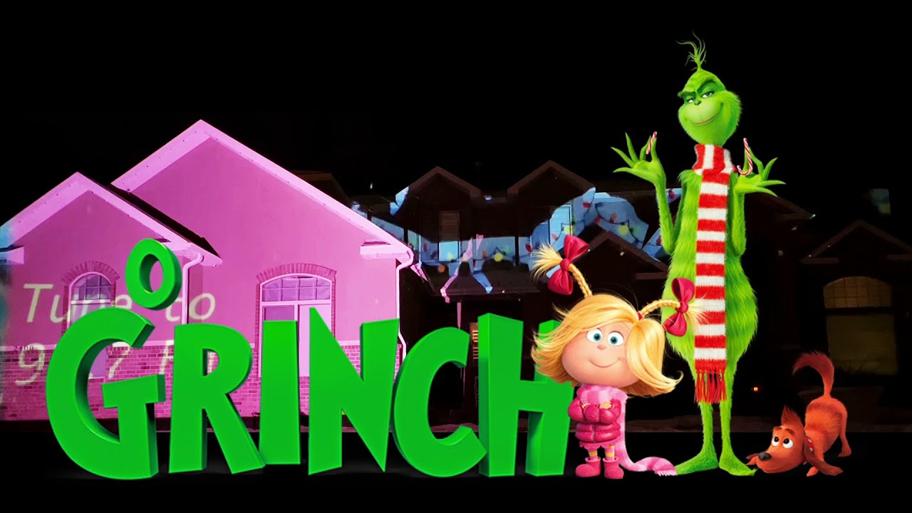 Grinch Christmas Holiday Projection Mapping 2021