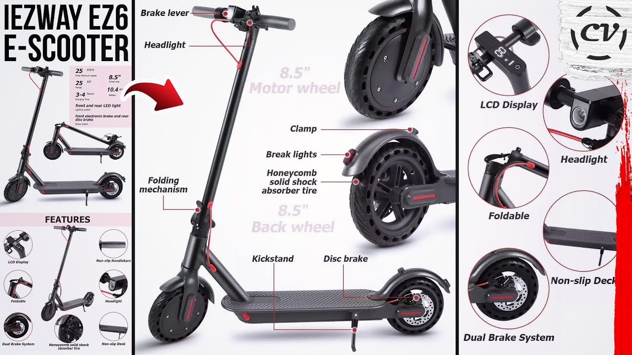 iEZway EZ6 E-Scooter Specs Overview, Features & First Impressions