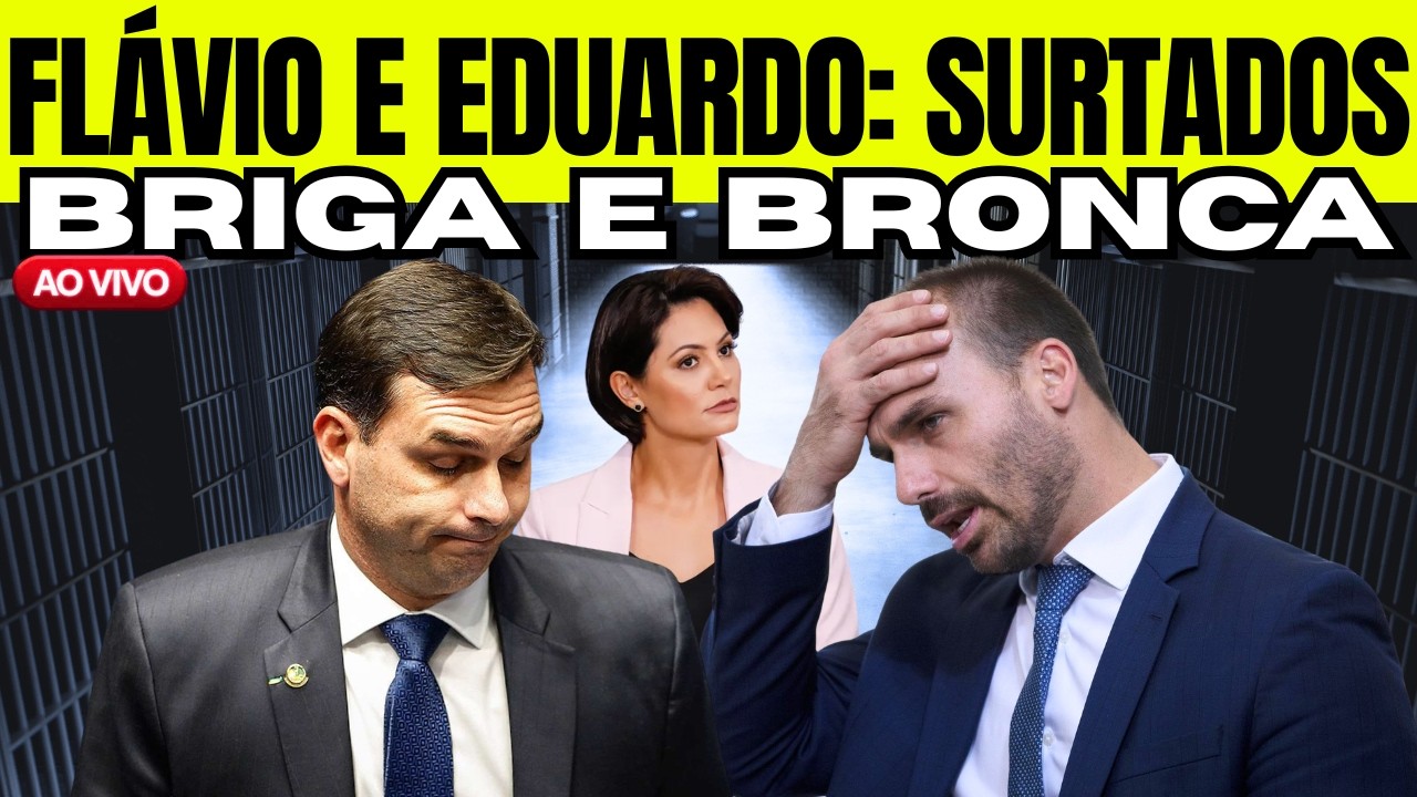 [AO VIVO] FLÁVIO AMARELOU E PODE FUGIR DE MEDO! DUDU BANANINHA APAVORA E MICHELLE BOLSONARO GRITA!