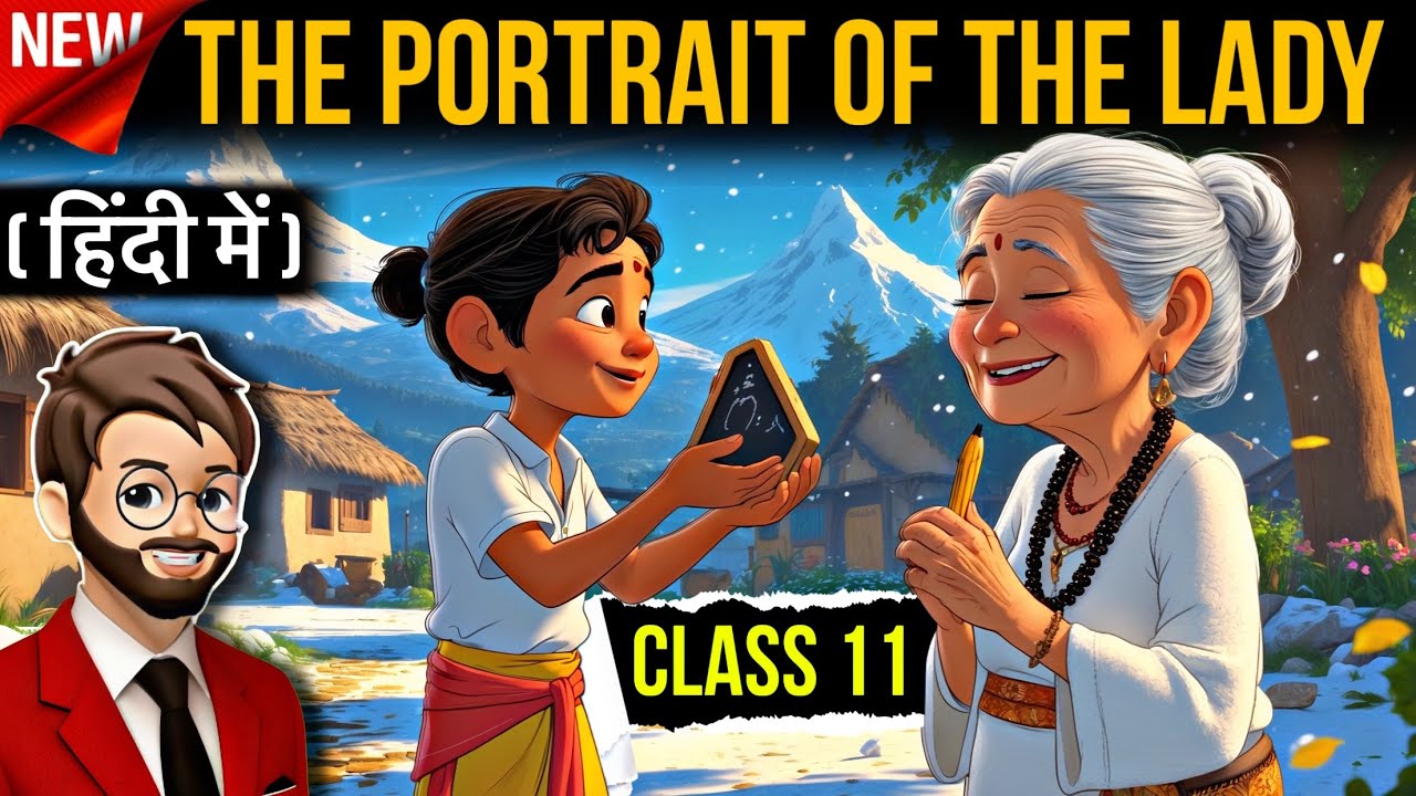The Portrait Of A Lady Class 11 | Animation | (हिंदी में) Explained | Class 11 english chapter 1