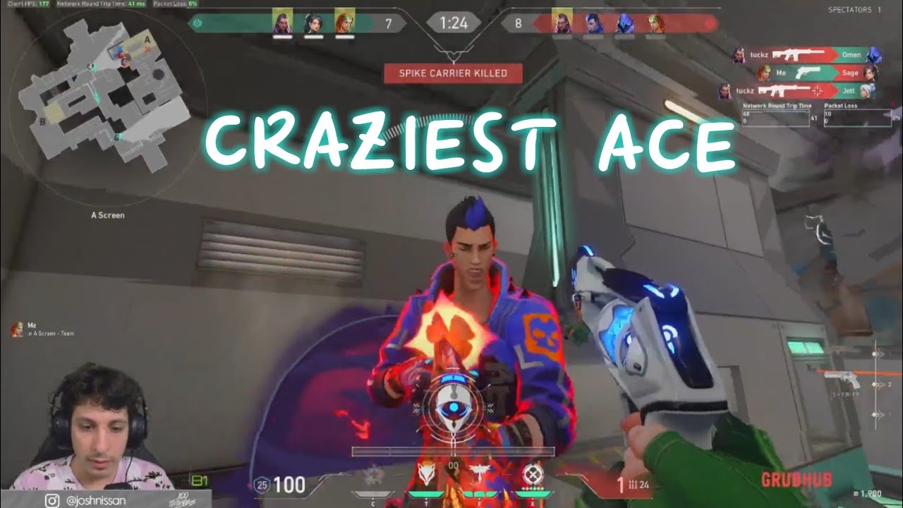 100T Steel Craziest ACE ever in valorant history