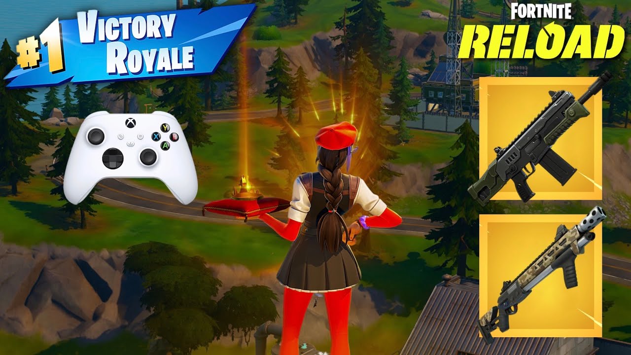 Fortnite Reload Zero Build | High Kill Squad Win Full Gameplay (Xbox Controller)