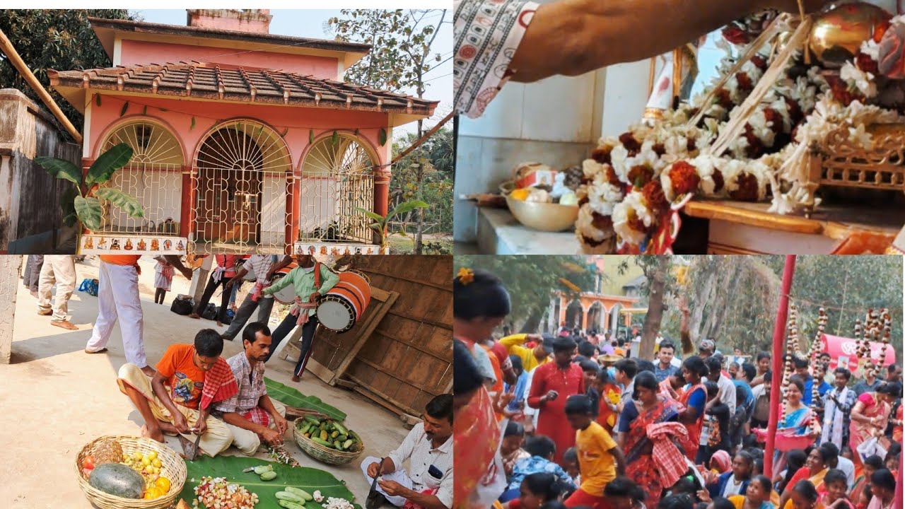 মায়ের  আজ পুজো  আছে তাই সকলে মিলে যোগার করে জোর পুজো করছে //bengali blog 