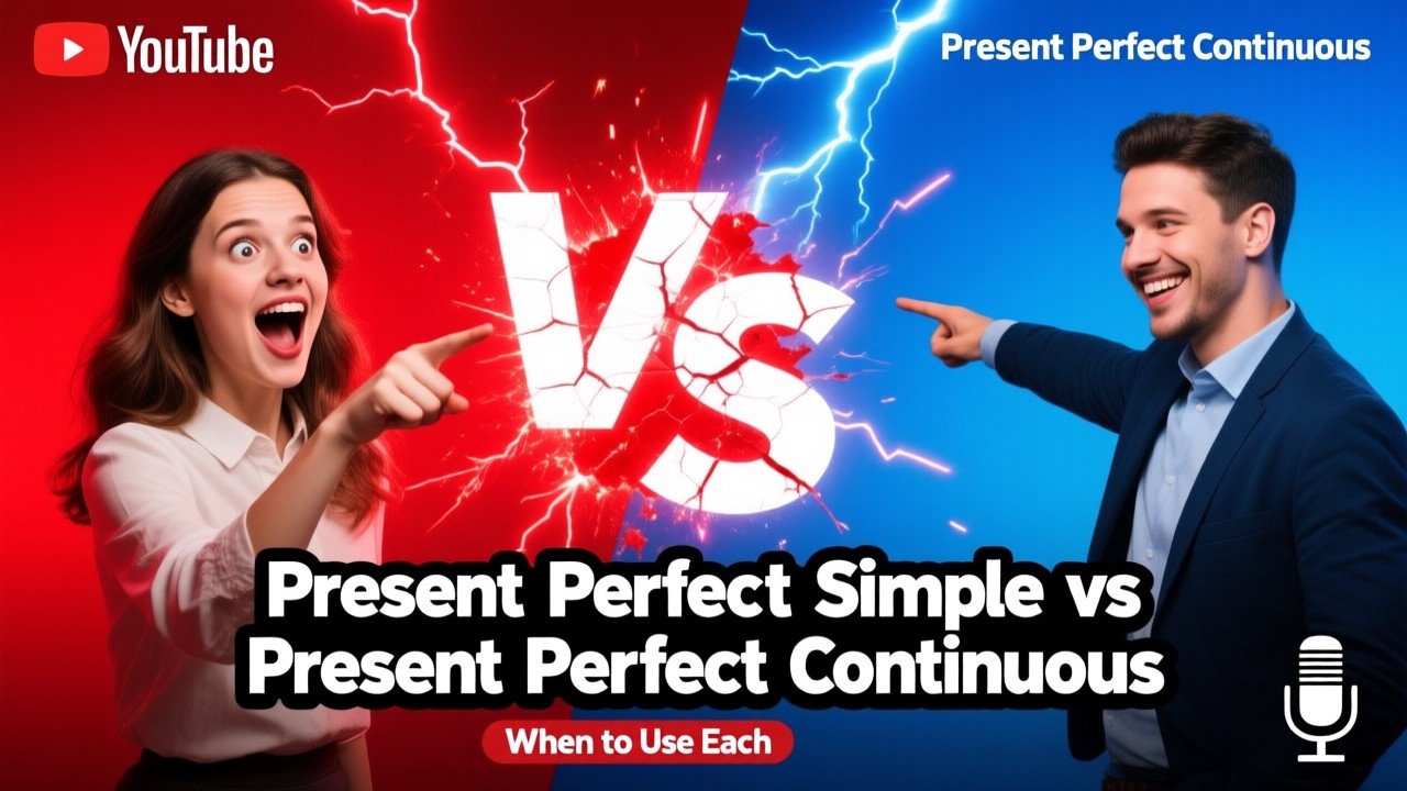Daily English Learning Podcast | PRESENT PERFECT SIMPLE VS PRESENT PERFECT CONTINUOUS