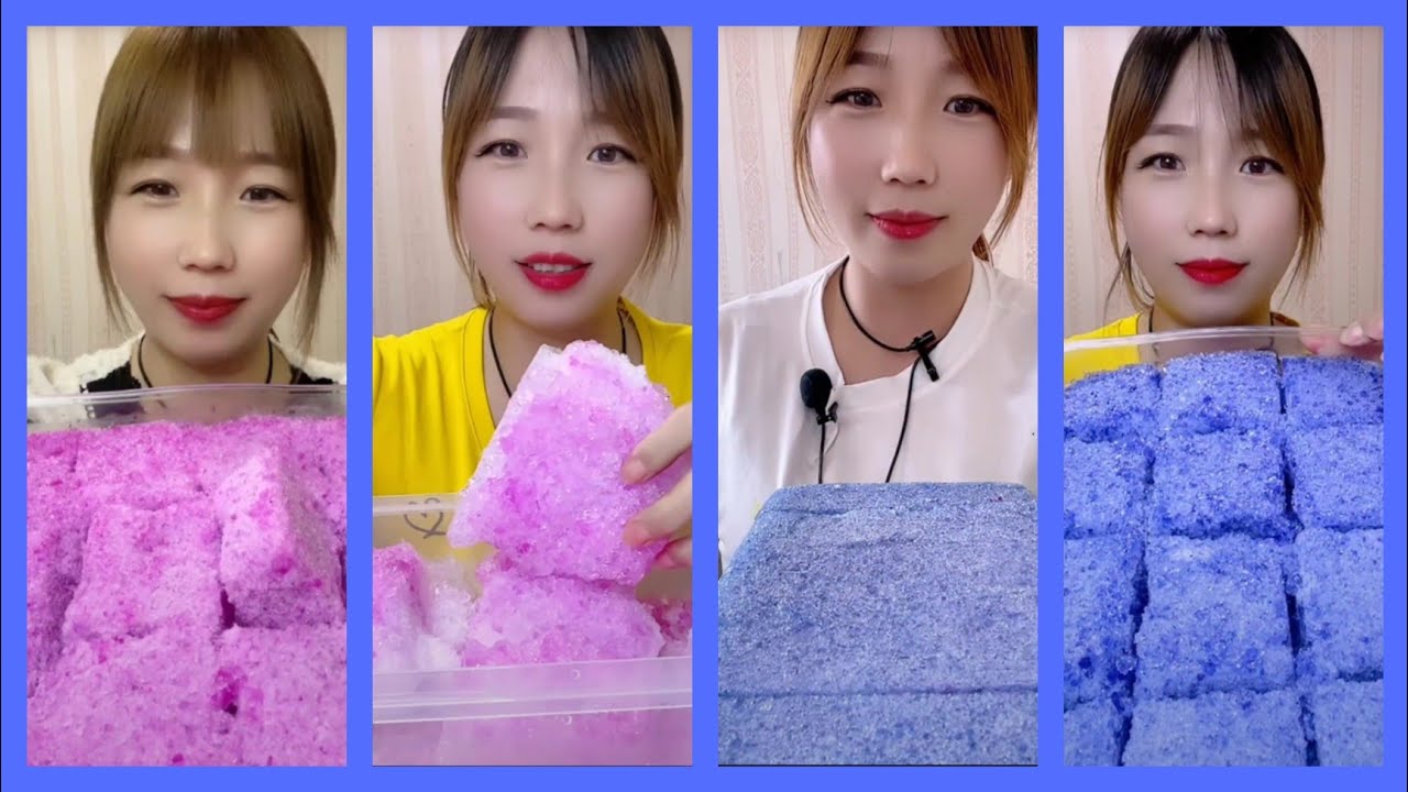 [ASMR] REFROZEN SHAVED ICE EATING WITH JEWELRY PIECES