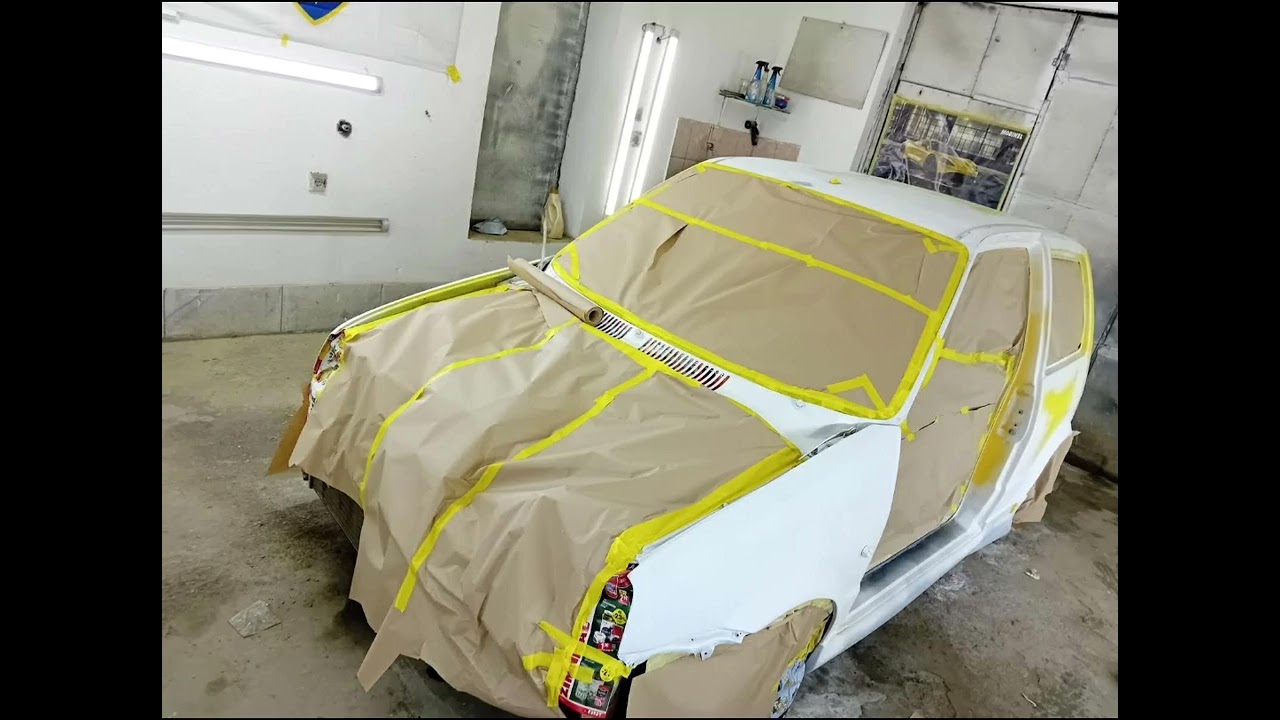 Fiat Cinquecento Sporting kompletno lakiranje,popravka limarije i stavljanje originalnih spojlera