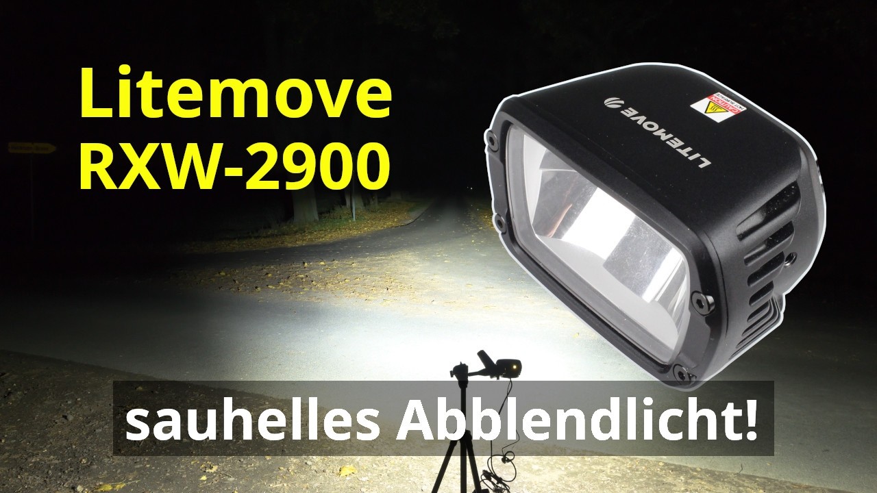 Litemove RXW-2900: Das Abblendlicht ist saustark, aber... | E-Bike-Lampe im Test