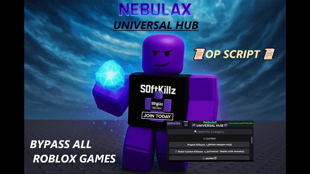 [INF] UNIVERSAL HUB SCRIPT | BYPASS ALL ROBLOX GAMES !