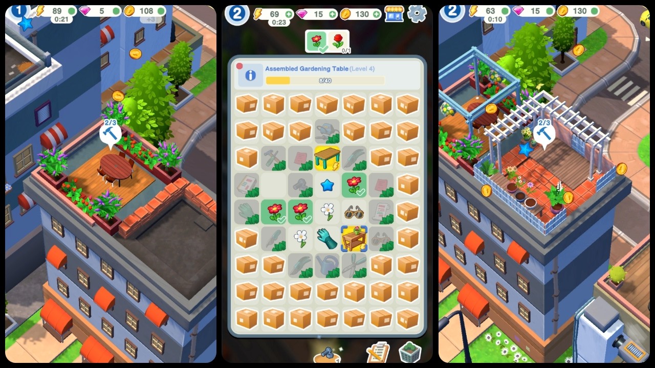 Sky Gardens: Rooftop Merge (Gameplay Android)