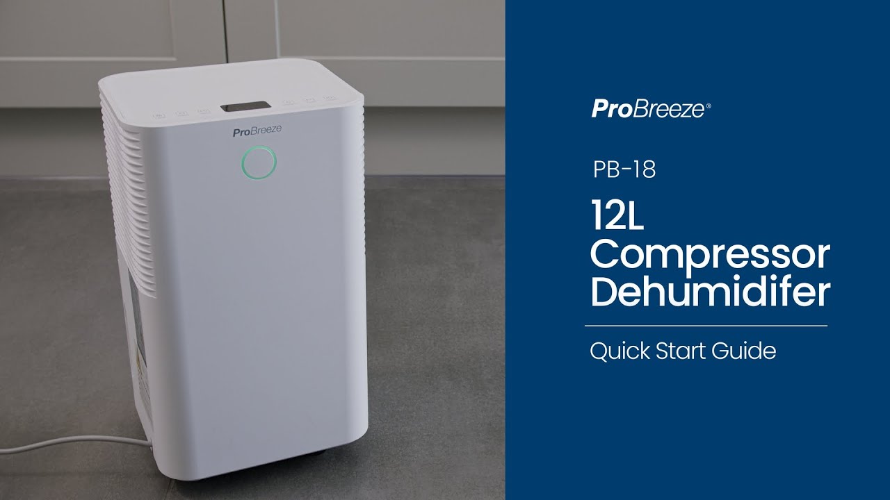 Quick Start Guide: 12L Compressor Dehumidifier