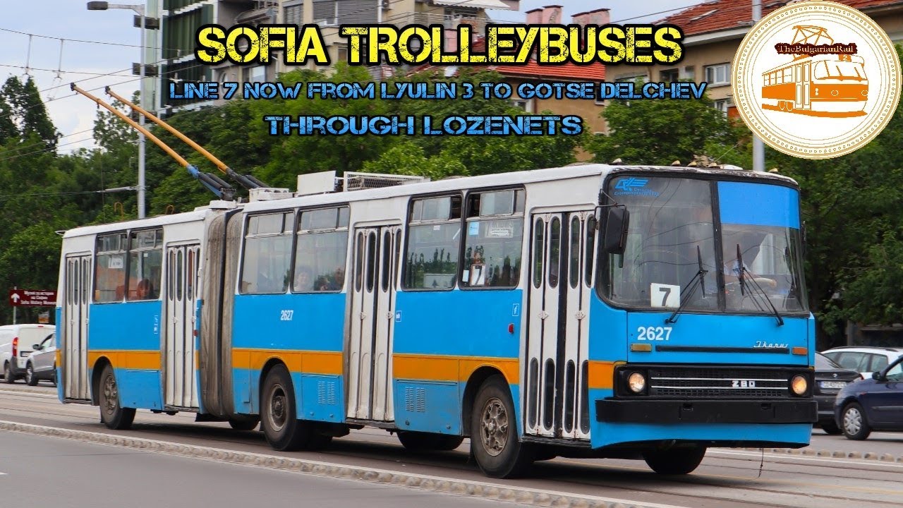 Sofia Trolleybuses | NEW line through Lozenets🚎
