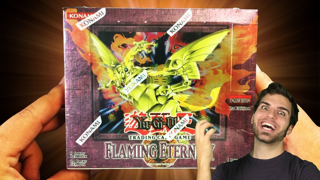 YuGiOh March MADNESS Begins! 2005 Flaming Eternity 1st Edition Box Opening! OH BABY!!