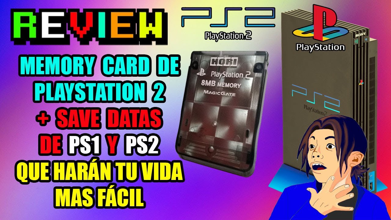 REVIEW - Memory Card de PS2 con save datas al 100% para PS1 y PS2 | KX