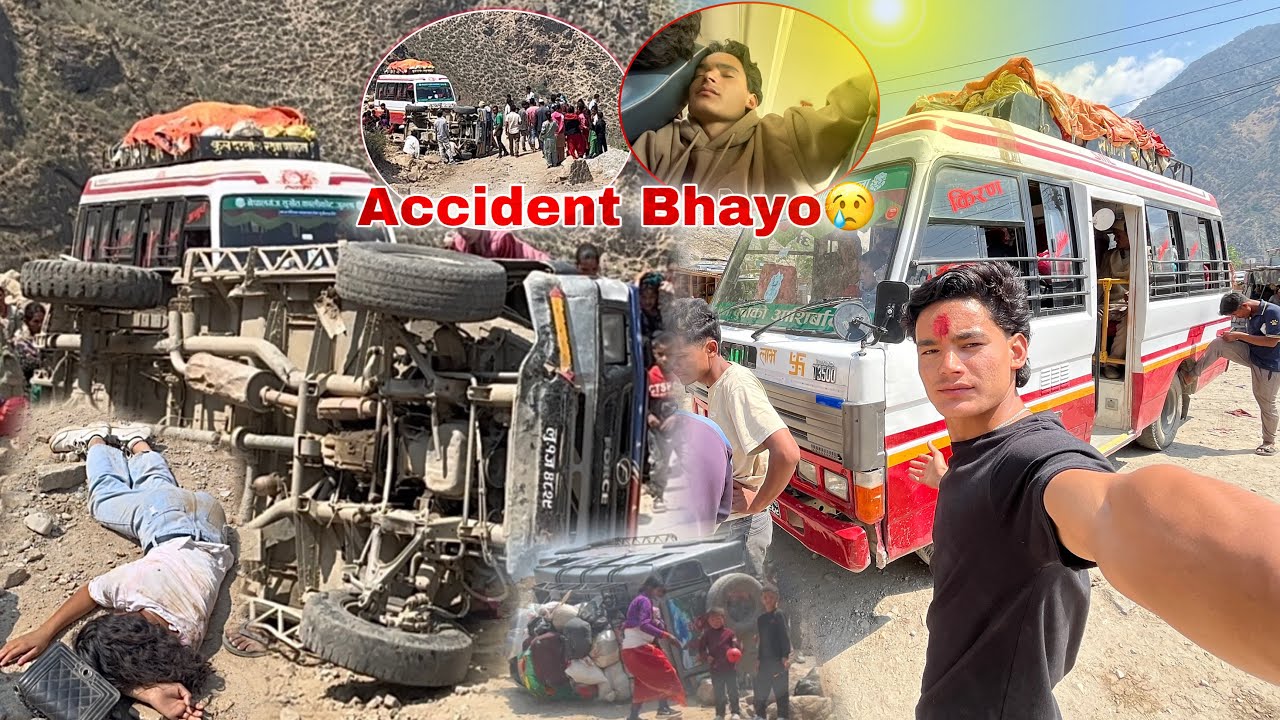 Bich Bato Ma Accident Bhayo😳dangerous‼️